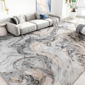 6x9 Area Rugs for Living Room, Modern Abstract Rug for Bedroom, Contemporary Machine Washable Rug, Large Stain Resistant Carpet for Dining Room Playroom Home Office, Pet & Kids Friendly