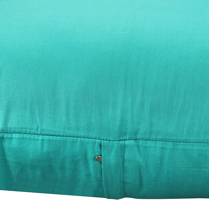 4-Pack 100% Cotton Comfortable Solid Decorative Throw Pillow Case,Thmyo Square Cushion Cover Pillowcase Sublimation Blank Pillow Covers DIY Throw Pillowcase for Sofa Bedroom(20x20 inch/ 50x50cm,Green)