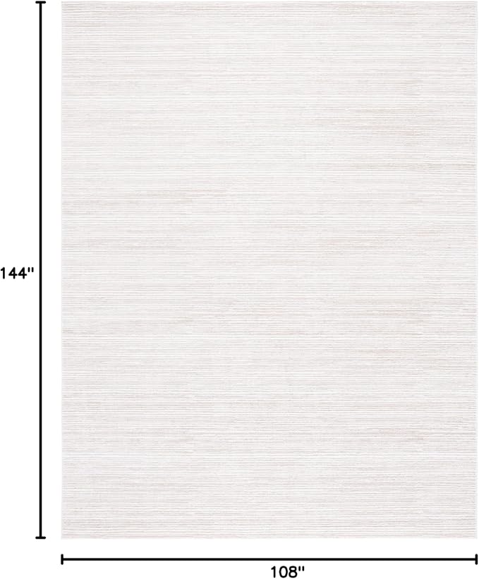 SAFAVIEH Area Rug 9x12 - Vision Collection - Large - Ivory, Modern Ombre Design, Non-Shedding & Easy to Clean, Ideal for Living Room, Bedroom, Dining Space (VSN606J)