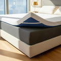 ViscoSoft 2 Inch Memory Foam Mattress Topper Short Queen - Select High Density Ventilated RV Mattress Pad - Premium Removable Rayon Cover