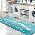 Zoke Laundry Room Rug Runner Stylish Non-Slip Laundry Room Mat 24"x72", Versatile, Waterproof Runner for Laundry, Kitchen, and Bathroom, Mudroom Decor and Farmhouse Charm