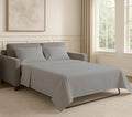 Sleeper Sofa Bed Sheet Set - Full Size 4 PC's Sheet Set Sofa Bed Sheets - 100% Cotton 400 Thread Count Sofa Sheets - Sleeper Sofa Sheets - Fits Mattresses Up to 6" Drop - Light Grey