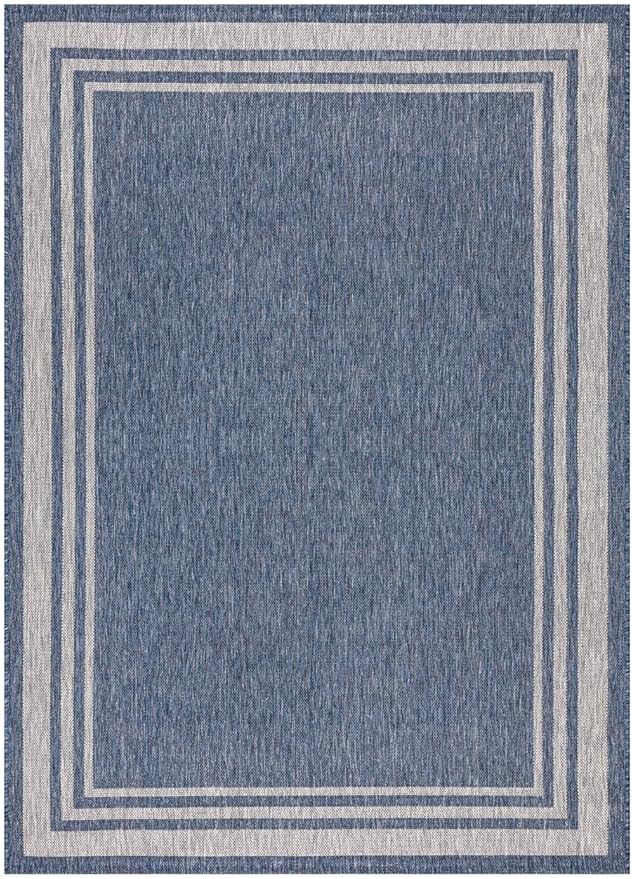 Keen Home Design Terrace Outdoor Area Rug - 10x14 Washable Indoor/Outdoor Rug for Patio, Kitchen, Balcony, Beach, Garden, Deck and Porch, Size: 10'x14'