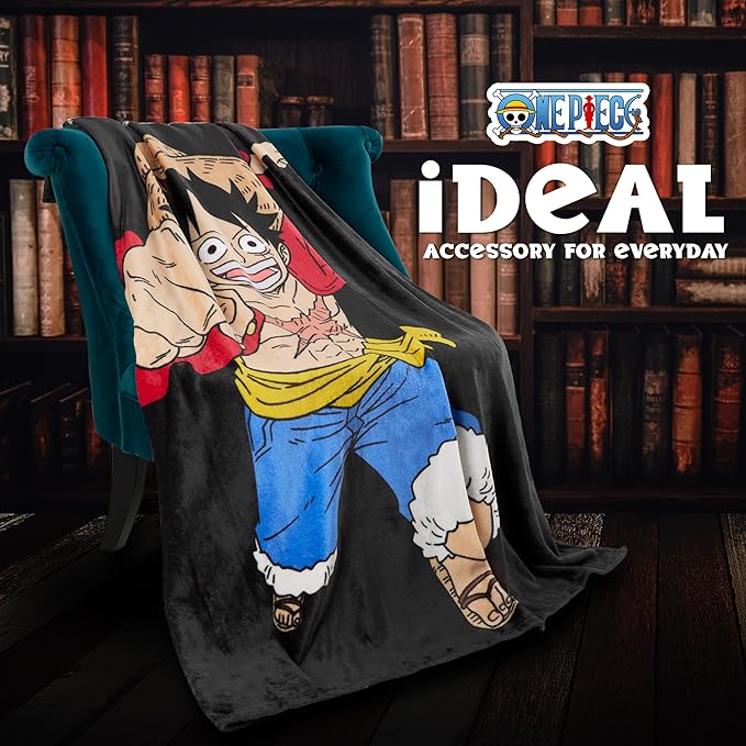 One Piece Fleece Blanket Super Soft Blanket Throw Bed Accessories 150 x 130cm Sofa Throw Bed Blankets Anime Gifts