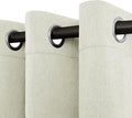 Easy-Going Linen Look Blackout Curtain 38x54 Inch Window Curtain Drapes for Bedroom, Living Room Thermal Insulated Room Darkening (Set of 2 Panels, Beige)