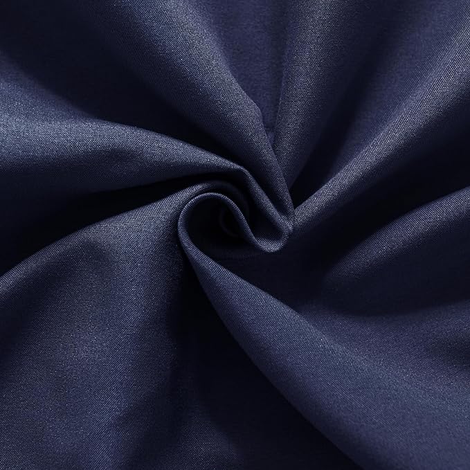 Bed Skirt Full Size Ruffled Bed Skirts with Split Corners, 16 Inch Drop Dust Ruffle Bed Skirt with Platform, Blue, Full - 16" Drop