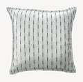 SanVia Gray Rest Premium Cotton Throw Pillow Covers, 20 x 20 Inches, Luxury Handwoven Couch Pillow Covers with Hidden Zipper, Elegant Home Décor, Insert Not Included