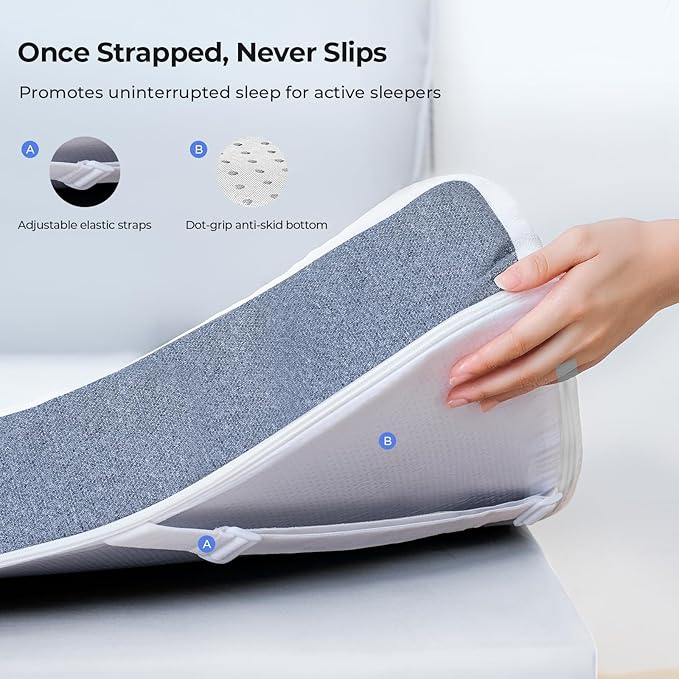 Cooling Mattress Topper Twin Size 2 Inch, Cooling Gel & Bamboo Charcoal Memory Foam Mattress Topper for Back Pain Relief, Firm Dual-Layer Foam Bed Pad with Removable Cover College Dorm