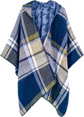 Breezy Lane Women's Shawl Wraps Warm Poncho Ruana Wrap Cardigan