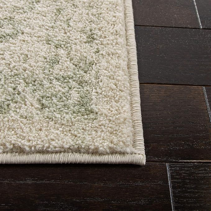 SAFAVIEH Area Rug 11x15 - Adirondack Collection - Large - Ivory & Sage, Distressed Vintage Floral Design, Non-Shedding & Easy to Clean, Ideal for Living Room, Bedroom, Dining Space (ADR109V)