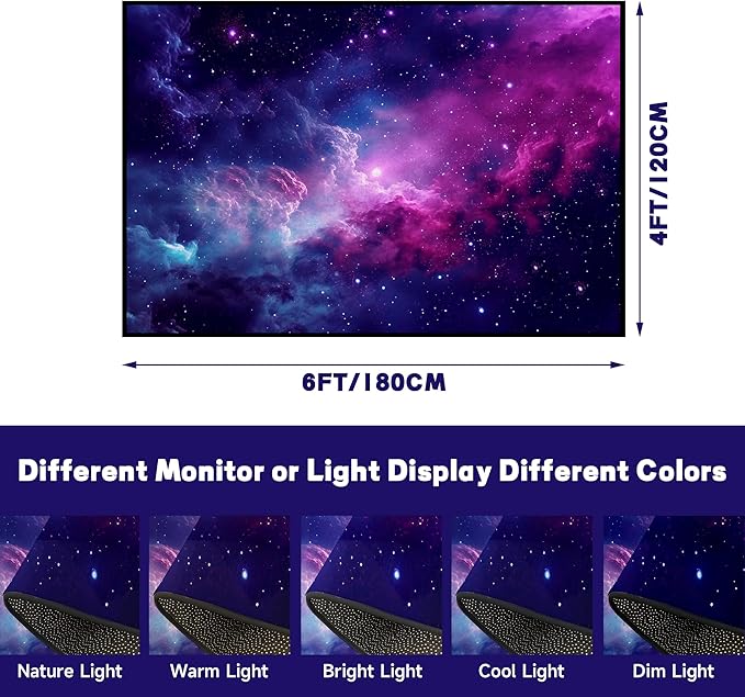 Purple Galaxy Rug Space Rugs Colorful Throw Rug Non-Slip Sun and Cloud Carpet Doormats for Living Room Bedroom Apartment Dorm Floor Mat 71 in x 47 in