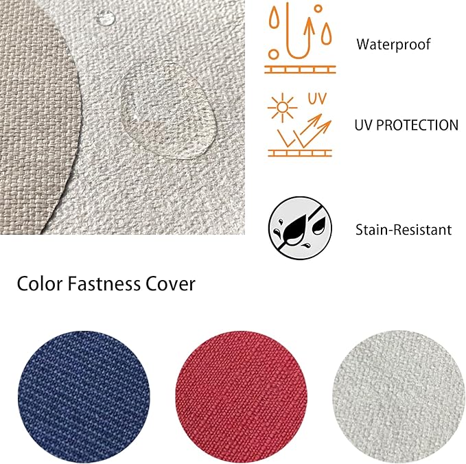 Goodgoods 20"x42" Outdoor Dining Chair Cushion Set of 1 Patio Furniture Cushion Resilient Foam Filling Water-Proof Stain-Resistant UV Resistant Weather Resistant Chairs Couch Sofa Upholstery Riverbed