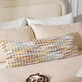 AmHoo Boho Chenille Pillow Cover Decorative Tufted Pillowcase for Couch Bed Sofa Bedroom Living Room Modern 14 x 36-Inch Brown
