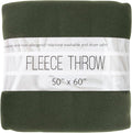 50x60 Throw Blankets, Ultra Soft Hypoallergenic Fleece Fall Throw Blanket for Livingroom, Couch, Chair, Bed, Olive Green