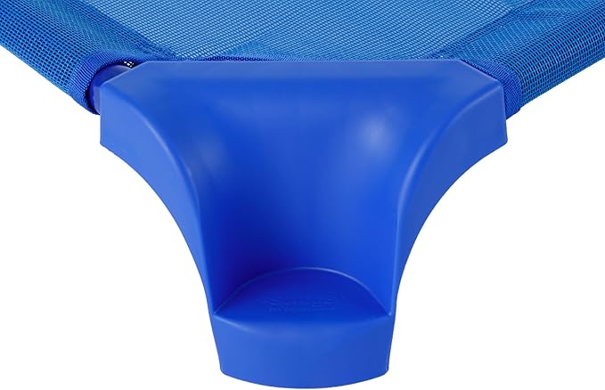 Sprogs Heavy-Duty Stackable 40"L Daycare Cots for Toddlers Ages 1 to 2, Stacking Preschool Classroom Toddler Cots for Sleeping, Resting, Naptime, Pack of 24, Blue