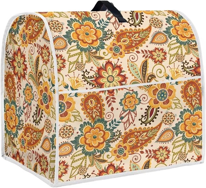 Boho Stand Mixer Cover 6-8Qt Mixer Cover Washable Anti-Stain Appliance Covers for Kitchen Counter Mixer Parts & Accessories Home Decoration