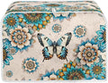 Boho Mandala Printed Toaster Cover for Anti-Dust & Fingerprint, Butterfly Printed Kitchen Small Appliance, Microwave Toaster Oven Cover Decor Accessories for Kitchen