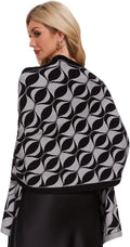 PULI Women's Pashmina Shawl Wraps for Evening Dress Large Scarf Blanket Long Wedding Bridal Winter Warm Shoulder Wrap