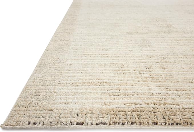 Loloi Jeremiah Brent Bleecker Collection BLE-02 Sand/Charcoal 9'-2" x 13' Area Rug
