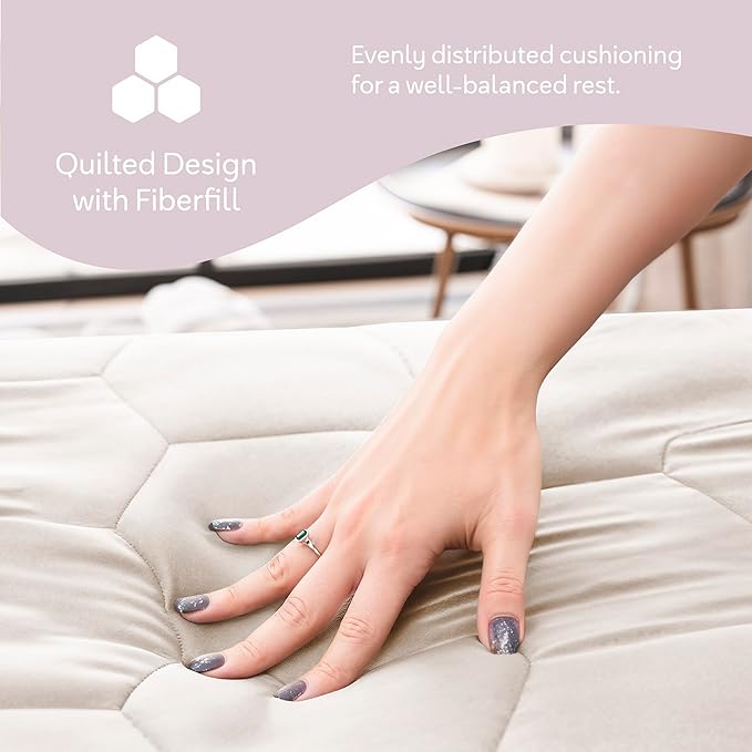 Hearth & Harbor 12 Pack Twin Size Quilted Fitted Mattress Pad Cover, 100% Waterproof Mattress Protectors, Deep Pocket Fitted Mattress Cover 8" - 21" (39" x 75", Beige Cream)