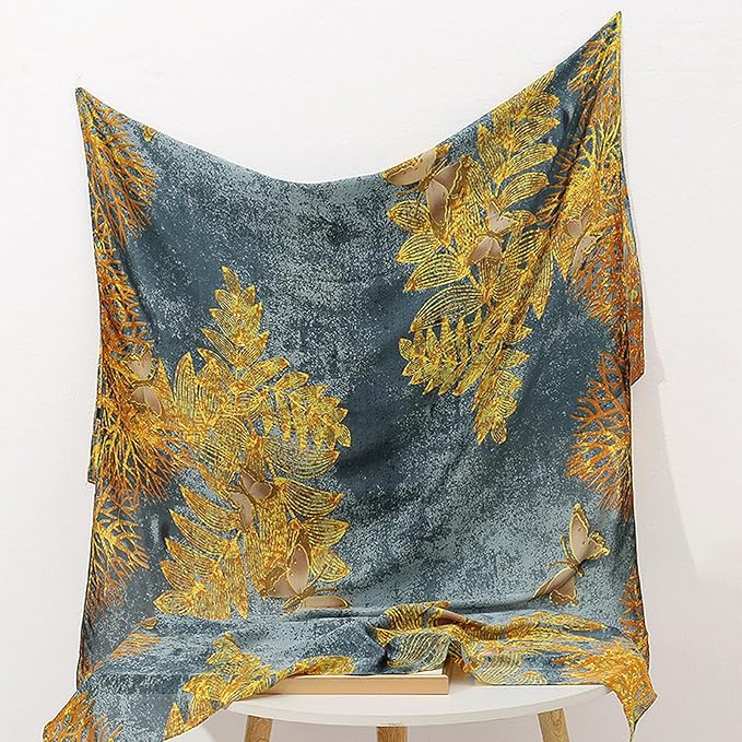 Fashion Scarves Scarf 100% Silk Feeling Scarf Silk Like Scarves Long Lightweight Sunscreen Shawls for Women