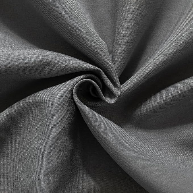 Bed Skirt King Size Ruffled Bed Skirts with Split Corners, 14 Inch Drop Dust Ruffle Bed Skirt with Platform, Gray