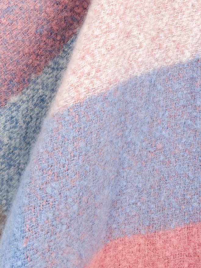 Breezy Lane Women's Shawl Wraps Warm Poncho Ruana Wrap Cardigan
