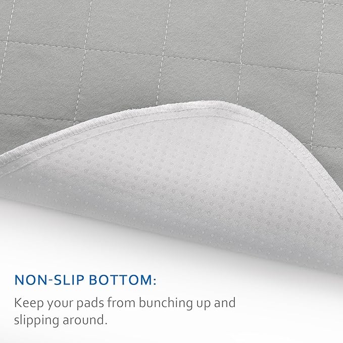 Washable Pee Pads for Dogs 2 Pack, Waterproof Dog Whelping Pads, Reusable Pee Pad Quilted, Fast Absorbing Training Pads for Dogs, Housebreaking Absorption Pads