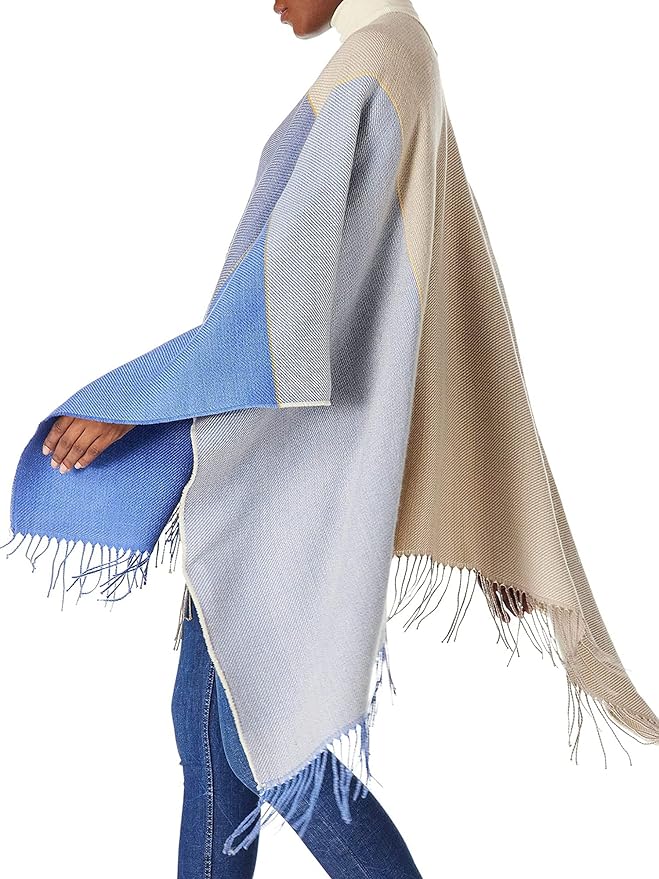 Breezy Lane Women's Shawl Wraps Warm Poncho Ruana Wrap Cardigan