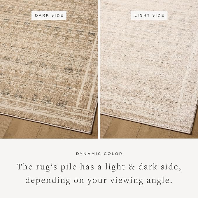 Loloi Jeremiah Brent Bleecker Collection BLE-07 Khaki/Natural 2'-7" x 8'-0" Runner Rug