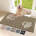 Bcoimo Super Absorbent Dog Door Mat, 48"*30" Anti Slip Mat for Muddy Paws, Pet Rugs for Dirty Paws Washable That Absorbs Moisture and Dirt, for Dog Cage and Pet Resting Carpet