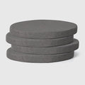 WestinTrends Solace Outdoor Patio Kitchen Dining Chair Round Seat Cushions Set of 4, 16 x 16, Grey