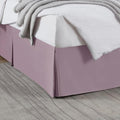 Nestl Dusty Purple Bed Skirt Cal King Size - Cal King Bed Skirt 14 Inch Drop - Brushed Microfiber Bed Skirts - Hotel Quality Pleated Bed Skirt - Shrinkage & Fade Resistant