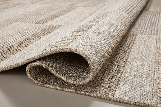 Loloi Dawn Collection Indoor/Outdoor DAW-03 Brown 2'-3" x 3'-9" Accent Rug