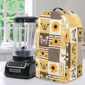 Plaid Butterfly Sunflower Blender Covers Food Processor Juicer Appliance Cover Waterproof Fabric Kitchen Appliance Covers Fits Most Models
