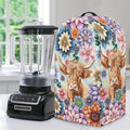 Kitchen Countertop Blender Cover Appliance Dust Protection Anti Fingerprint Easy to Clean Standard Countertop Blender Appliance Dust Cover Boho Floral Highland Cow