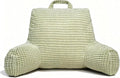NOONTIDE Reading Pillow with Top Handle,Uniquely Designed Soft Fabric, Ergonomic Back Support for Bed,Cover Washable Sit up Pillow,Watching TV/Gaming/Relaxing(Green)