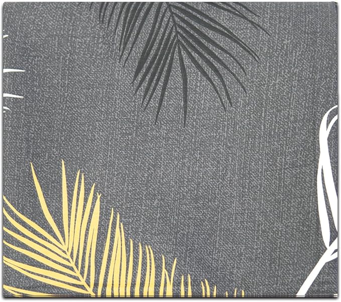 ZonLi Futon Mattress Cover Full Size for Traditional Japanese Floor Futon Mattress with Zipper,Tatami Floor Sleeping Mat Cover,Super Soft and Machine Washable (58''x84'', Tropic Leaves)