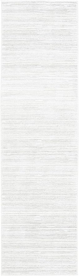 SAFAVIEH Vision Collection Runner Rug - 2'2" x 16', Ivory Grey, Modern Ombre Design, Non-Shedding & Easy to Clean, Ideal for Foyer, Hallway, Bedroom (VSN606K)