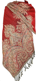 Achillea Big Paisley Pashmina Shawl Wrap for Women – Elegant Scarf for Weddings, Evening Dresses, Festivals & Daily Wear