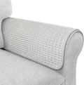 Couch Arm Covers, Sofa Arm Covers, Waterproof Armrest Cover for Sofa, Armchair, Loveseat, Headrest Cover, Non-Slip Recliner Arm Cover, Arm Chair Covers Set of 2 (Light Gray, 23"×19")