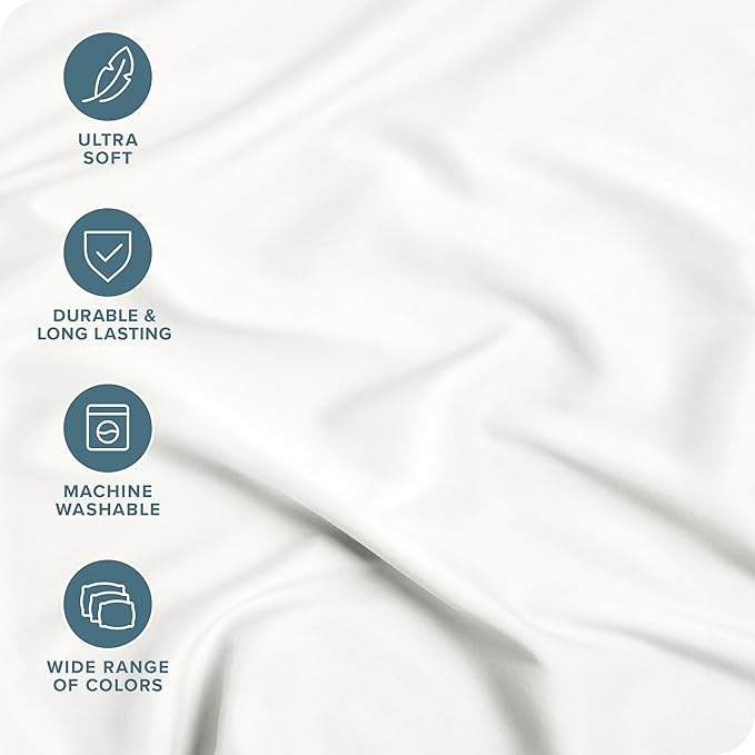 Fitted Bottom Sheet Full Size - Premium 1800 Microfiber - Ultra-Soft Hotel Luxury - Deep Pocket - Durable and Long Lasting - Fitted Sheet (Full, Cream)