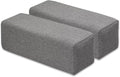 Couch Arm Rest Pillow, Linen Armrest Cushion, High Density Foam Armrest Cushion, Removable & Washable Rectangular Headboard Elbow Support for Armchair Sofa Bed,Dark Gray-2pcs,5.9x5.9x19.7