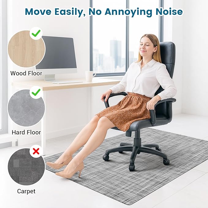 Warmstar Office Chair Mat for Hardwood Floor,Desk Chair Mat,Floor mat for Office Chair, 36" x 48"