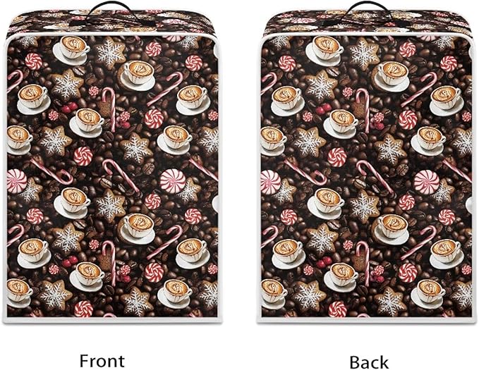Mumeson Coffee Maker Cover, Dust Protection, Waterproof, Polyester, Coffee66