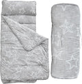 Toddler Nap Mat with Removable Pillow,Ultra Soft Slumber Bags for Girls,Kids Sleeping Bags with Roll Up Design, Perfect for Preschool,Daycare,Kindergarten