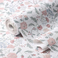 Floral Drawer and Shelf Liner for Cabinets, 12IN x 20FT Non-Adhesive and Strong Non-Slip Shelf Cabinet Drawer Liners for Kitchen, Table,Bookshelves,Waterproof Cupboard Liners,Easy to Clean