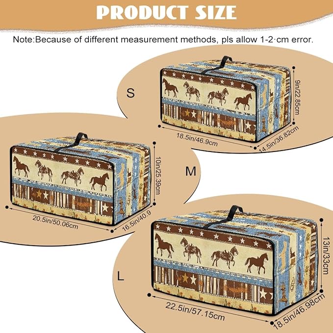 Horse Star Stipe Print Microwave Oven Dust Cover with Storage Bags Microwave Oven Grill Cover Protector Universal Reusable Decor Accessories for Kitchen, S