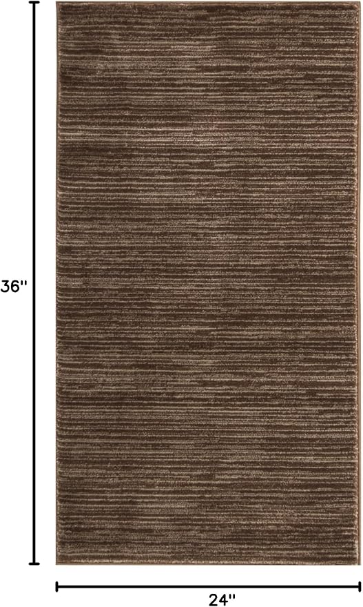 SAFAVIEH Vision Collection Accent Rug - 2' x 3', Brown, Modern Ombre Design, Non-Shedding & Easy to Clean, Ideal for Entryway, Foyer, Bedroom (VSN606E)