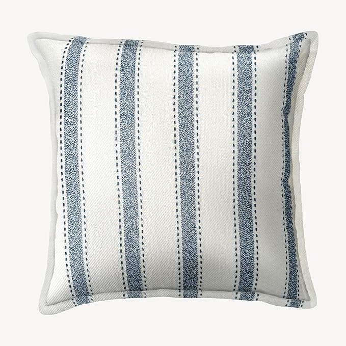 SanVia Scandi Nest Premium Cotton Throw Pillow Covers, 20 x 20 Inches, Luxurious Handwoven Couch Pillow Covers with Hidden Zipper, Elegant Home Décor, Insert Not Included